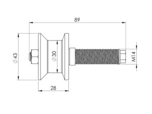 SPENLE roller diagram for watertight sliding door