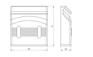 floor door opening guide diagram