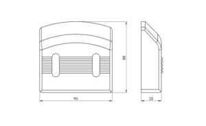 schéma guide fermeture de porte pour sol 