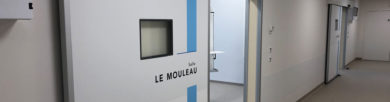 porte étanche à l'air hôpital