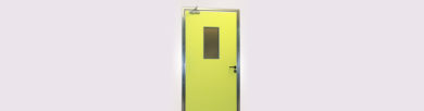 SPENLE semi-insulated yellow service door