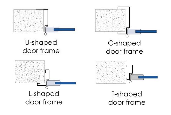 SP130 semi-insulated door fittings diagrams