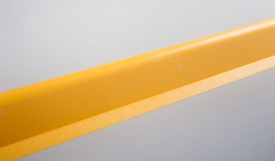 lisse de protection murale jaune en polyéthylène