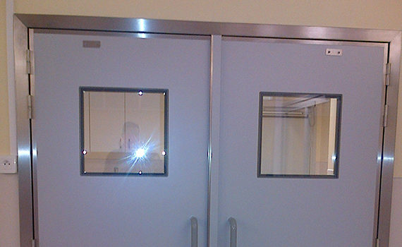 SP250 airtight double door with glass