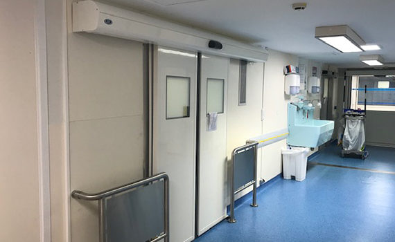 double sliding door SP450 in hospital