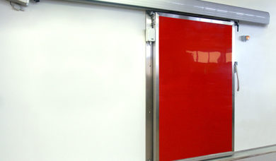 SPENLE red sliding isothermal door