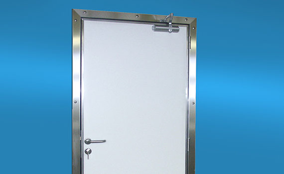 semi-insulated service door SP100