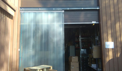 flexible PVC strip curtain for the food industry