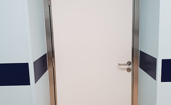 white service door for the food industry